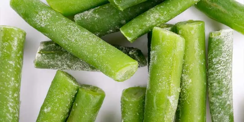 freezing green beans after harvesting